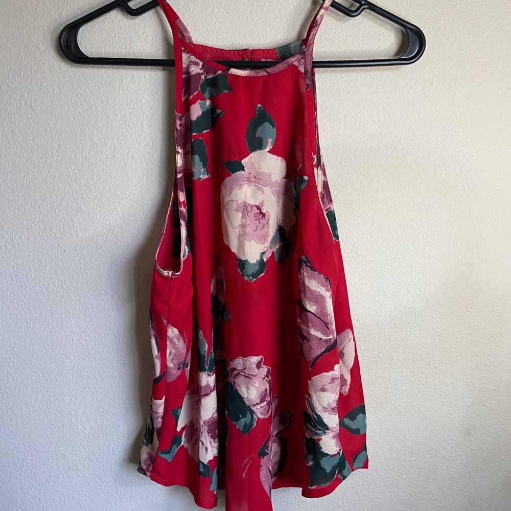 A&F FLORAL HALTER TOP💐